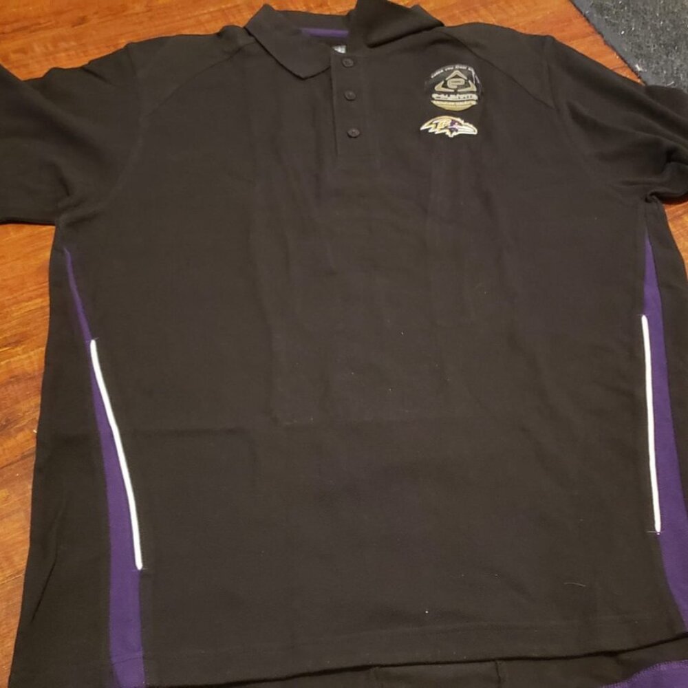 men's large Polo style ravens shirt